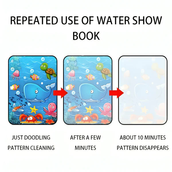 Magic Water Painting Book Set for Kids (Pack of 4)